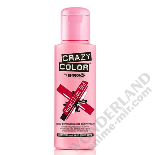 Краска для волос Crazy Color (Vermillion Red)