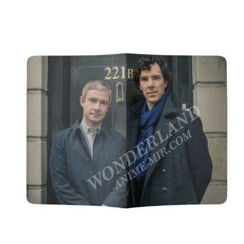 Обложка на паспорт Шерлок 221В / Sherlock BBC