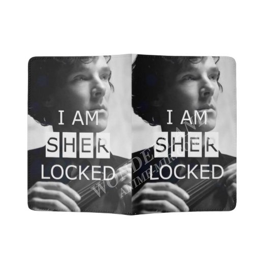 Обложка на паспорт Шерлок / Sherlock BBC - I am Sherlocked