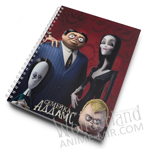 Скетчбук Семейка Аддамс - все персонажи / The Addams family - all characters